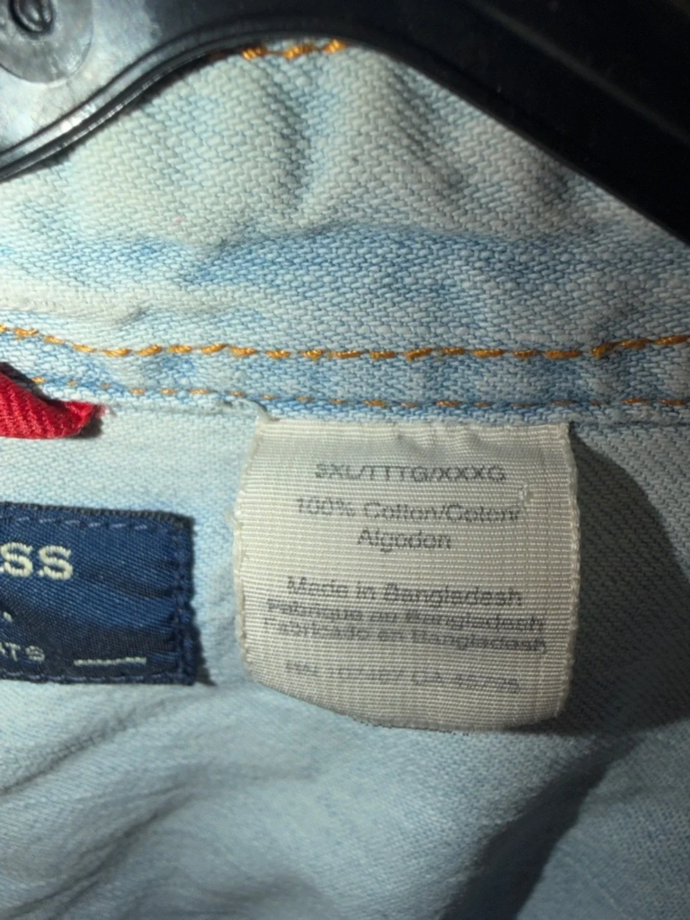 Levi's Pale Blue Denim Shirt Jacket - Picture 11 of 11